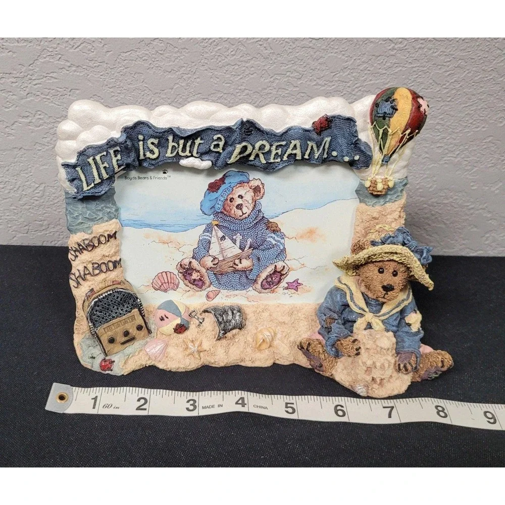 Boyds Bears & Friends Photo Frame Figurine Wilson...Life Is But A Dream #27350